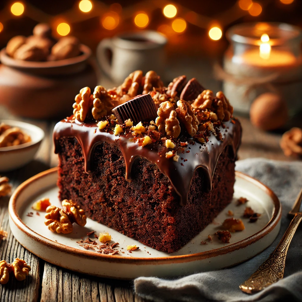 Posna Čokoladna Torta sa Orašastim Plodovima